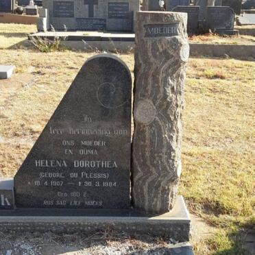 KOCK Helena Dorothea, de nee DU PLESSIS 1907-1984