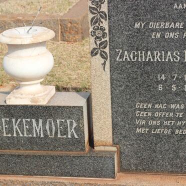 KOEKEMOER Zacharias Francois 1883-1956