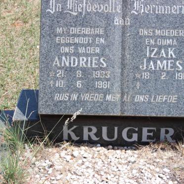 KRUGER Andries 1933-1981 :: KRUGER Izak James 1910-
