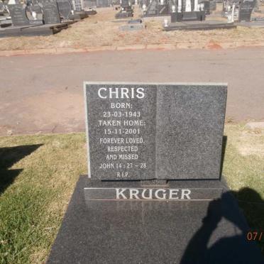 KRUGER Chris 1943-2001