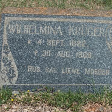 KRUGER Wilhelmina 1882-1968