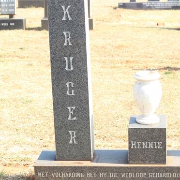 KRUGER Hennie 1908-1979
