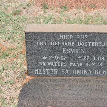 KÜHN Hester Salomina 1967-1969