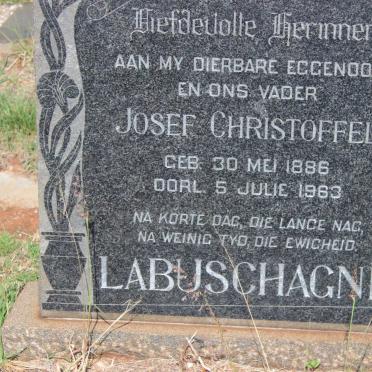LABUSCHAGNE Josef Christoffel 1886-1963