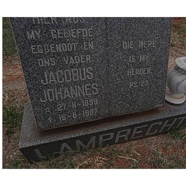 LAMPRECHT Jacobus Johannes 1899-1987