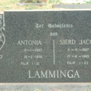 LAMMINGA Sierd Jacob 1907-1985 &amp; Antonia 1907-1976