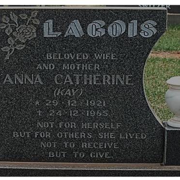 LAGOIS Anna Catherine 1921-1985