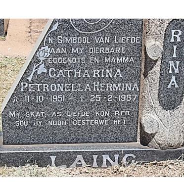 LAING Catharina Petronella Hermina 1951-1987
