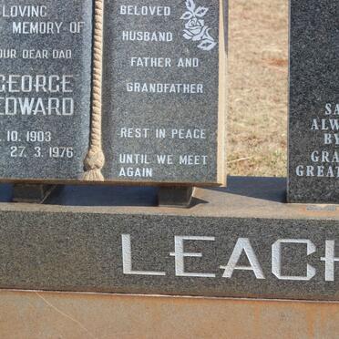LEACH George Edward 1903-1976