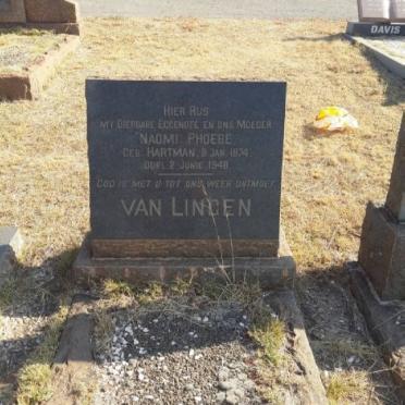 LINGEN Naomi Phoebe, van nee HARTMAN 1874-1948