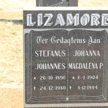 LIZAMORE Stefanus Johannes 1896-1980 &amp; Johanna Magdalena P. 1904-1994