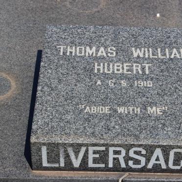 LIVERSAGE Thomas William Hubert 1910-
