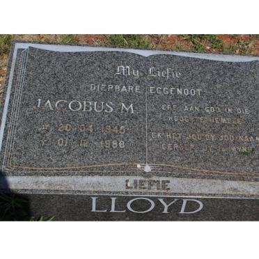LLOYD Jacobus M. 1845-1988