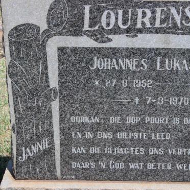 LOURENS Johannes Lukas 1952-1970