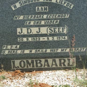 LOMBAARD J.D.J. 1923-1974