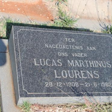 LOURENS Lucas Marthinus 1908-1962