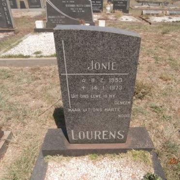 LOURENS Jonie 1953-1973