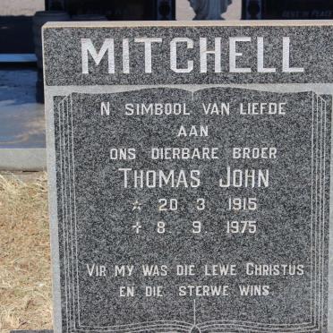 MITCHELL Thomas John 1915-1975