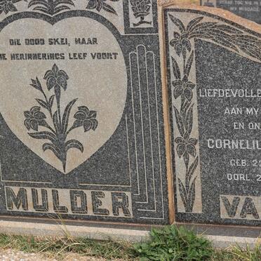 MULDER Cornelius Machiel 1907-1957