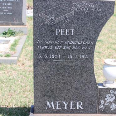 MEYER Peet 1937-1971
