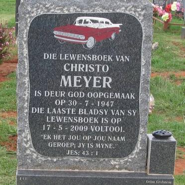 MEYER Christo 1947-2009
