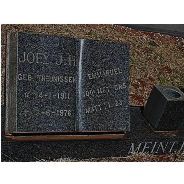 MEINTJES Joey J.H. nee THEUNISSEN 1911-1976
