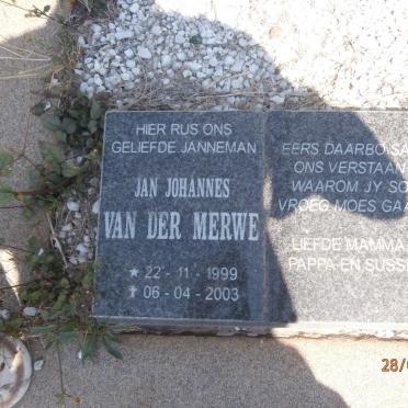 MERWE Jan Johannes, van der 1999-2003