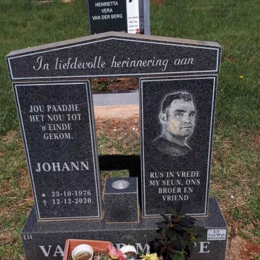 MERWE Johann, van der 1976-2020