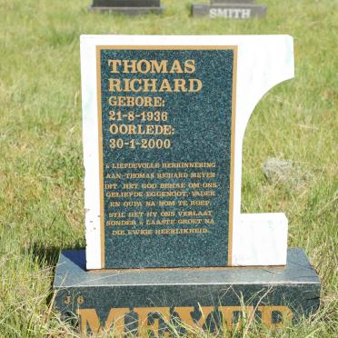 MEYER Thomas Richard 1936-2000