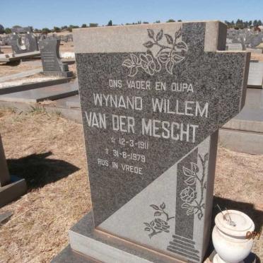 MESCHT Wynand Willem, van der 1911-1979