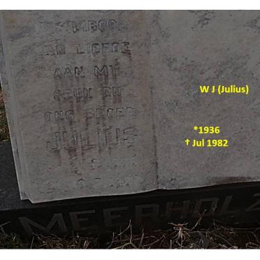 MEERHOLZ W.J. 1936-1982