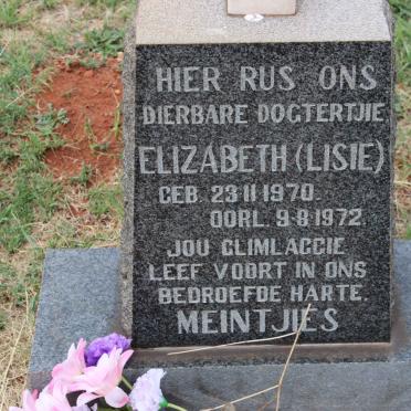 MEINTJIES Elizabeth 1970-1972