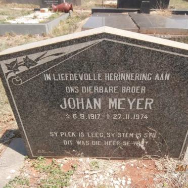 MEYER Johan 1917-1974