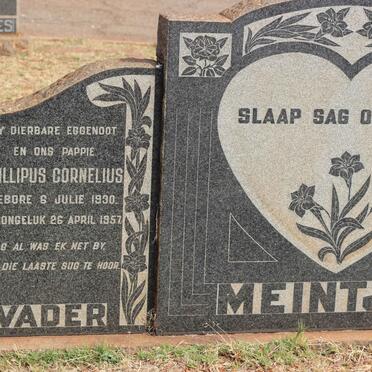 MEINTJES Phillipus Cornelius 1930-1957