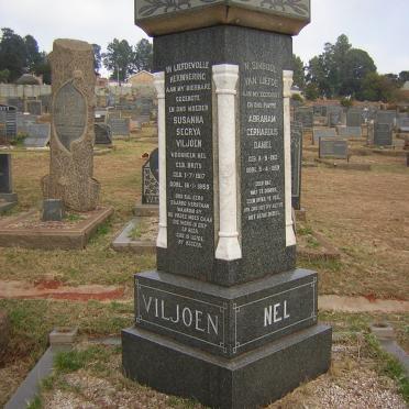 NEL Abraham Gerhardus Daniel 1912-1952 &amp; Susanna Segrya voorheen NEL nee BRITS 1917-1959
