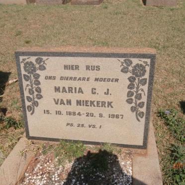 NIEKERK Maria C.J., van 1884-1967