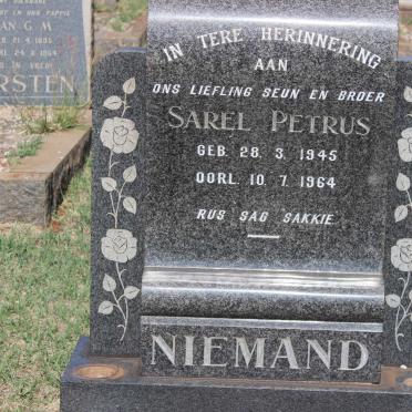 NIEMAND Sarel Petrus 1945-1964
