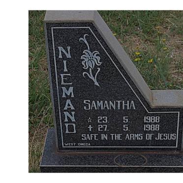 NIEMAND Samantha 1988-1988