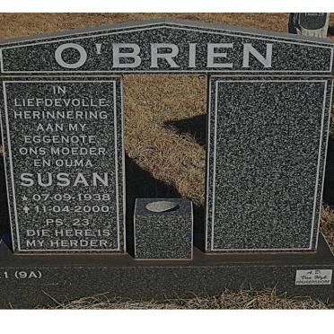 O'BRIEN Susan 1938-2000