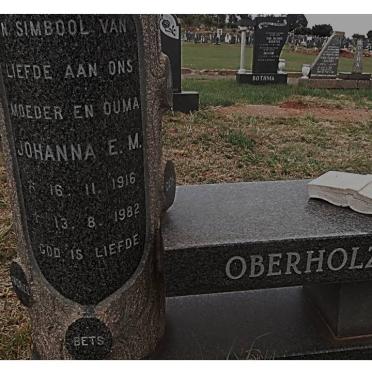 OBERHOLZER Johanna E.M. 1916-1982