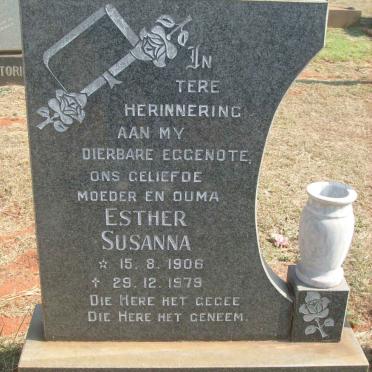 OBERHOLZER Esther Susanna 1906-1979