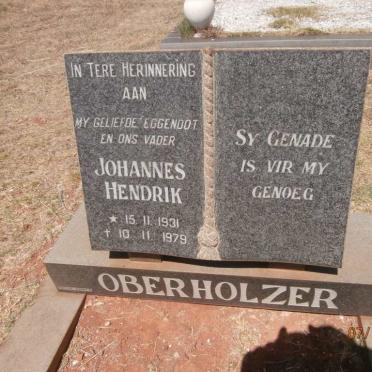 OBERHOLZER Johannes Hendrik 1931-1979