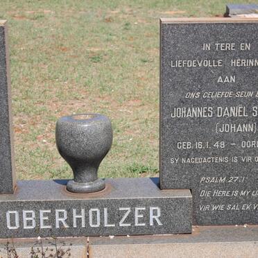OBERHOLZER Johannes Daniël Stephanus 1949-1969 &amp; Corrie 1920-1964