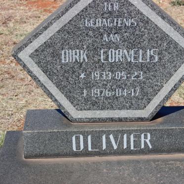 OLIVIER Dirk Cornelis 1933-1976