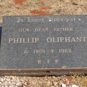 OLIPHANT Phillip 1901-1968