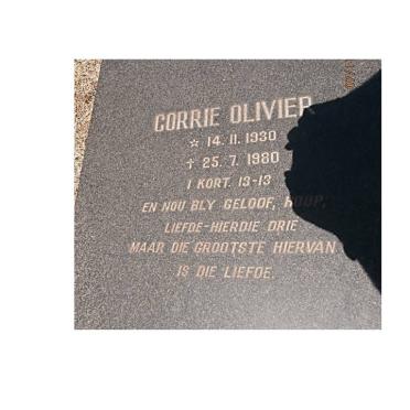 OLIVIER Corrie 1930-1980