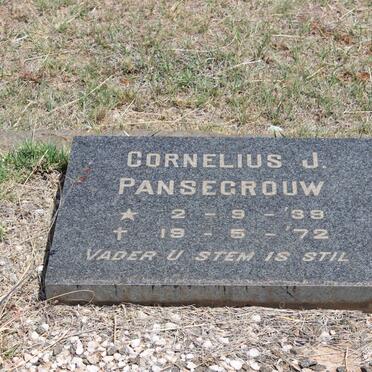 PANSEGROUW Cornelius J. 1938-1972