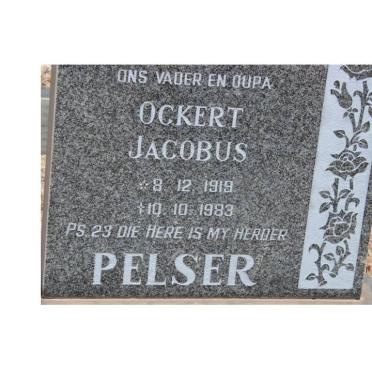 PELSER Ockert Jacobus 1919-1983