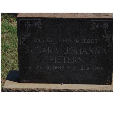 PIETERS Susara Johanna 1899-1972