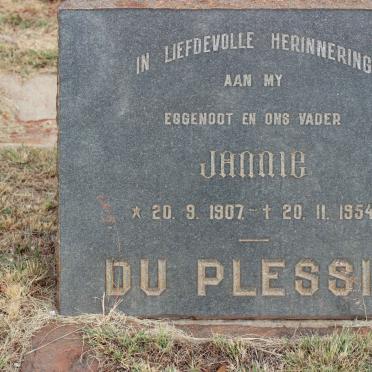 PLESSIS Jannie, du 1907-1954